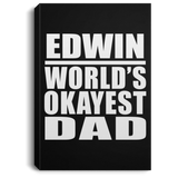 Edwin World's Okayest Dad - Canvas Portrait