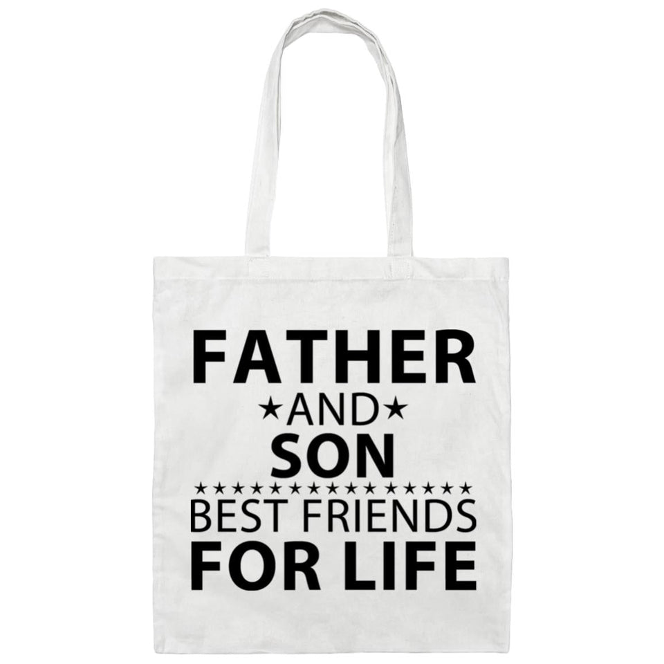 Father and Son, Best Friends For Life - Tote Bag White