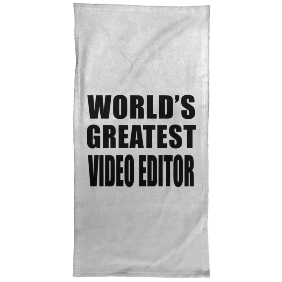 World's Greatest Video Editor - Hand Towel