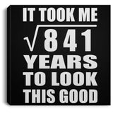 29th Birthday Took Square Root of 841 Years To Look Good - Canvas Square