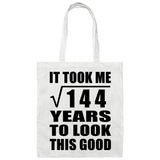 12th Birthday Took Square Root of 144 Years To Look Good - Tote Bag White