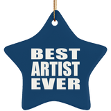Best Artist Ever - Star Ornament