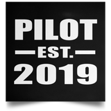 Pilot Established EST. 2019 - Poster Square