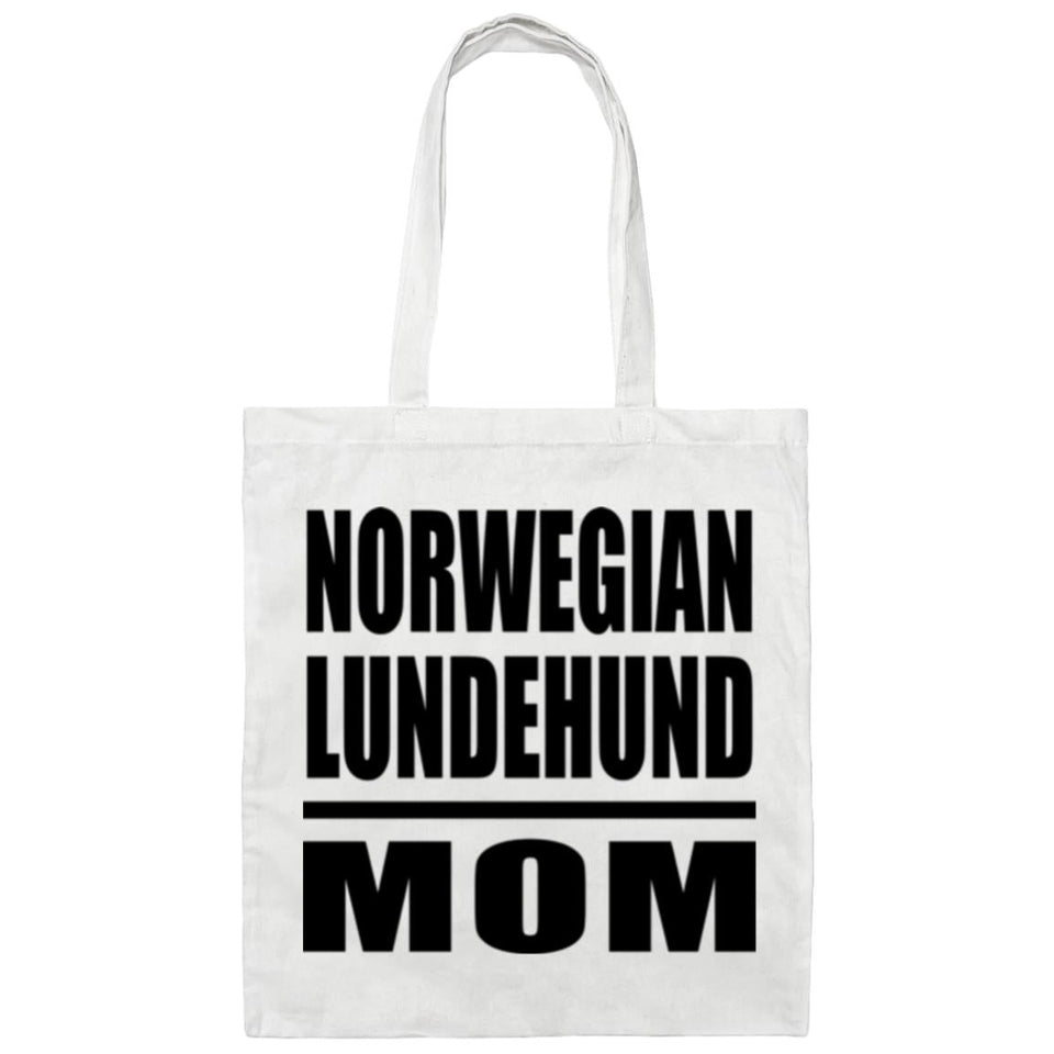 Norwegian Lundehund Mom - Tote Bag White