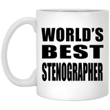 World's Best Stenographer - 11 Oz Coffee Mug