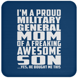 Proud Military General Mom Of Awesome Son - Drink Coaster