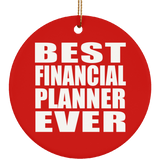 Best Financial Planner Ever - Circle Ornament