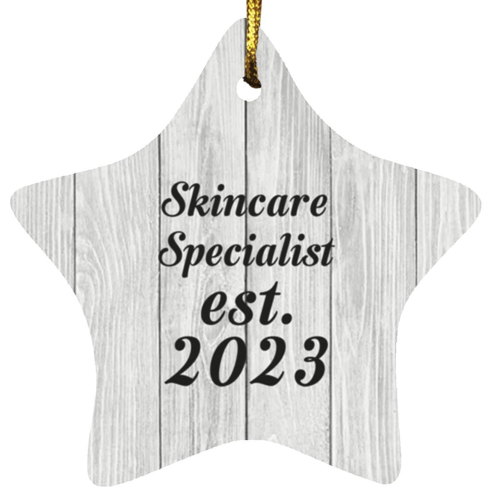 Skincare Specialist Established Est. 2023 - Star Ornament F