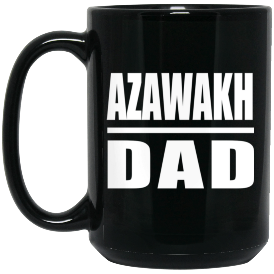 Azawakh Dad - 15oz Coffee Mug Black