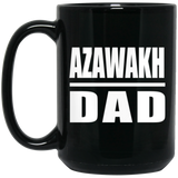 Azawakh Dad - 15oz Coffee Mug Black