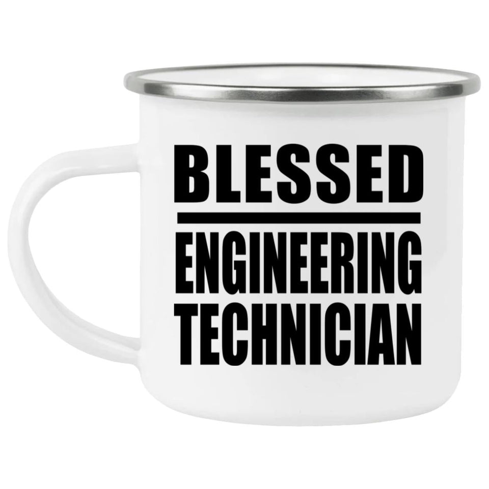 Blessed Engineering Technician - 12oz Camping Mug
