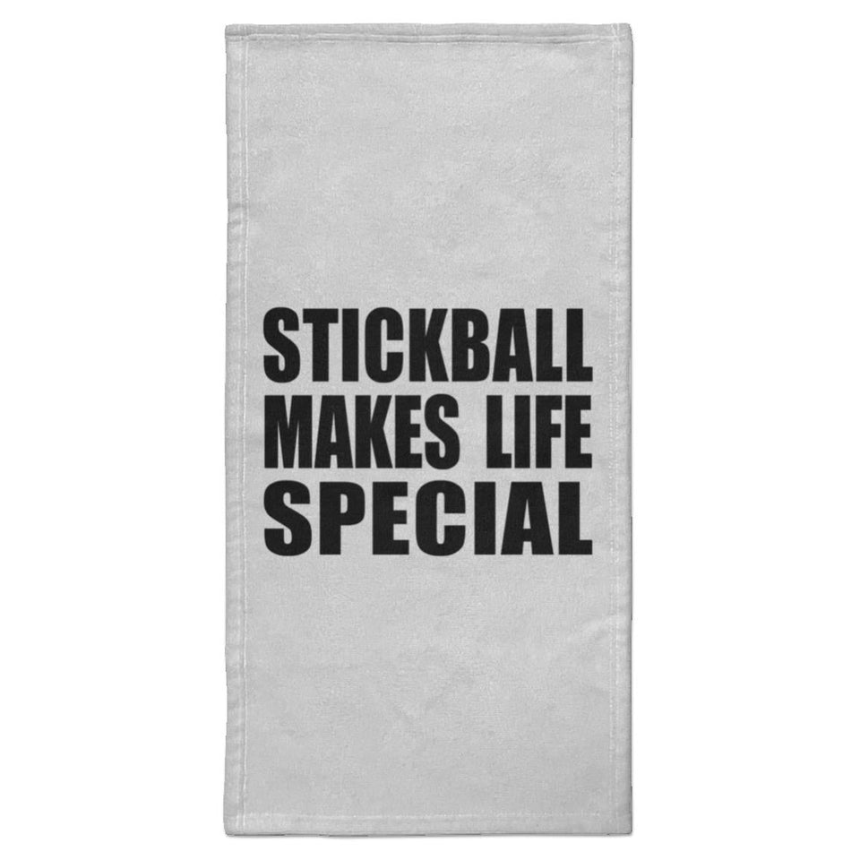 Stickball Makes Life Special - Hand Towel
