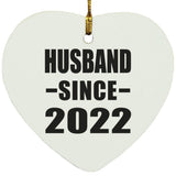 Husband Since 2022 - Heart Ornament