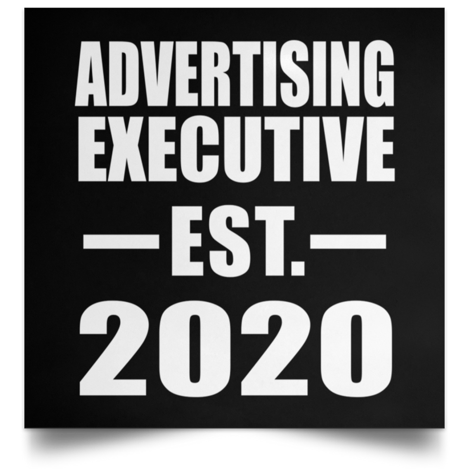 Advertising Executive Established EST. 2020 - Poster Square