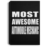 Most Awesome Automobile Mechanic - Canvas Portrait
