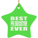 Best Pr Executive Ever - Star Ornament