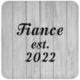 Fiance Established Est. 2022 - Drink Coaster F
