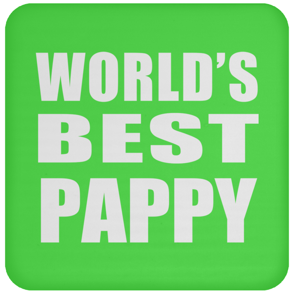 World's Best Pappy - Drink Coaster