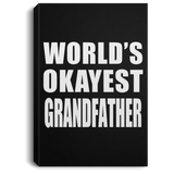 World's Okayest Grandfather - Canvas Portrait