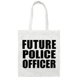 Future Police Officer - Tote Bag White
