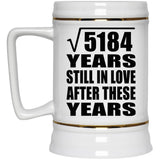 72nd Anniversary Square Root of 5184 Years Still In Love - Beer Stein