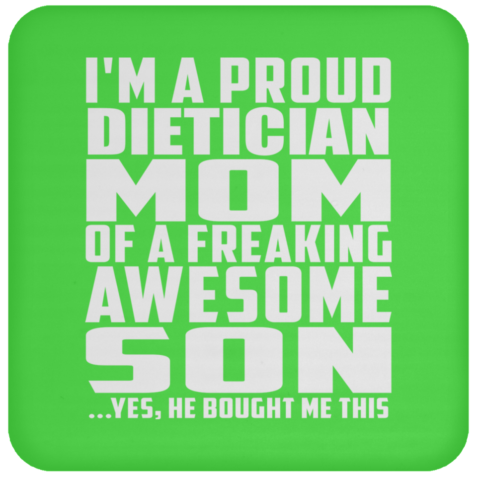 Proud Dietician Mom Of Awesome Son - Drink Coaster
