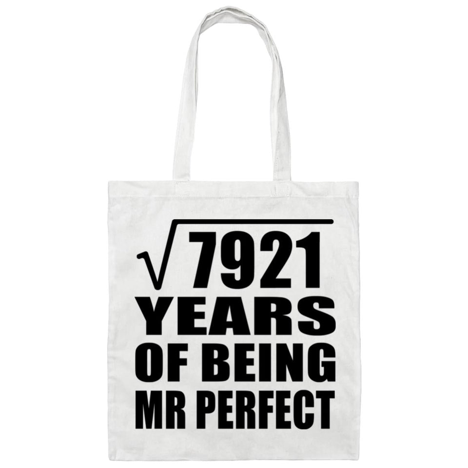 89th Anniversary Square Root of 7921 Years of Mr Perfect - Tote Bag White