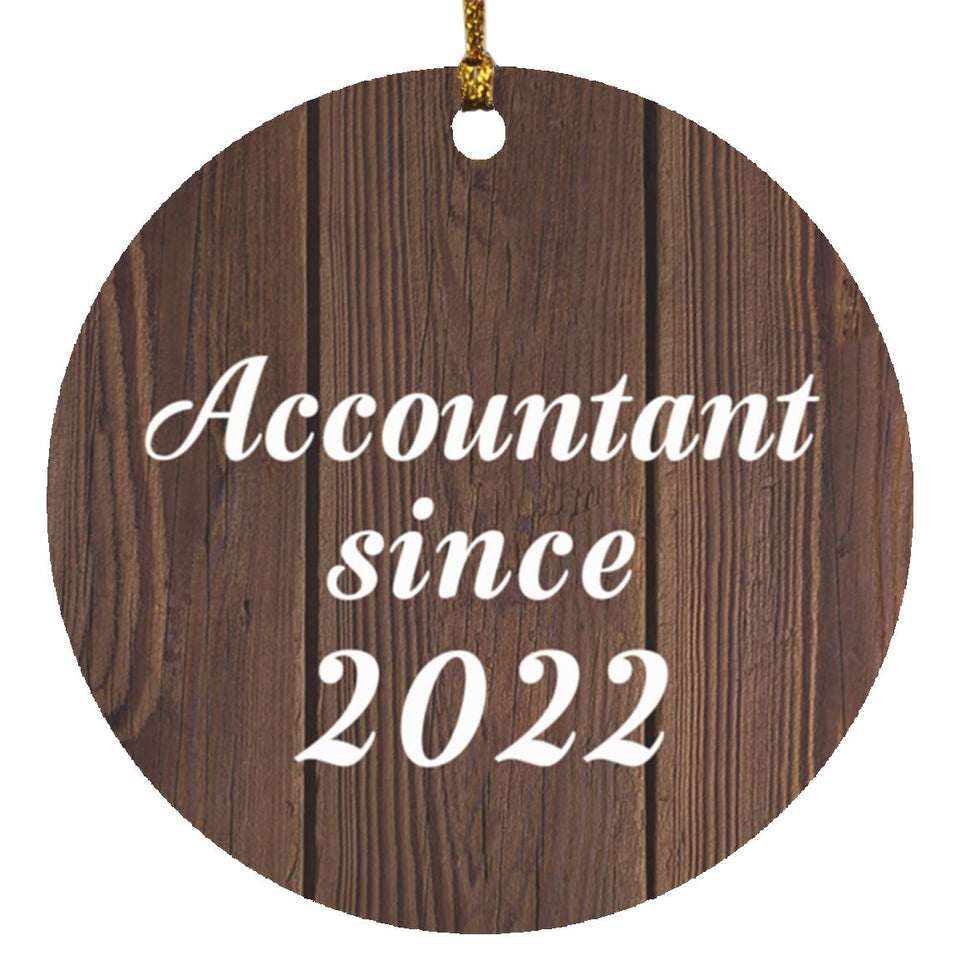 Accountant Since 2022 - Circle Ornament D