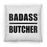 Badass Butcher - Throw Pillow