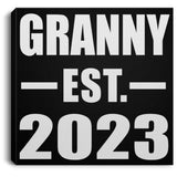 Granny Established EST. 2023 - Canvas Square