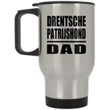 Drentsche Patrijshond Dad - Silver Travel Mug