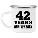 42nd Anniversary 42 Years - 12oz Camping Mug