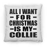 All I Want For Christmas Is My Collie - Throw Pillow