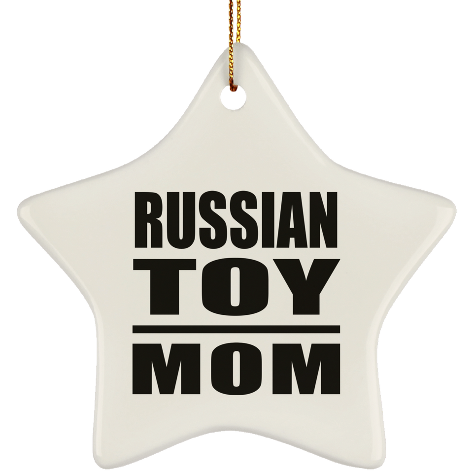 Russian Toy Mom - Star Ornament