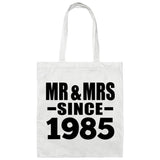39th Anniversary Mr & Mrs Since 1985 - Tote Bag White