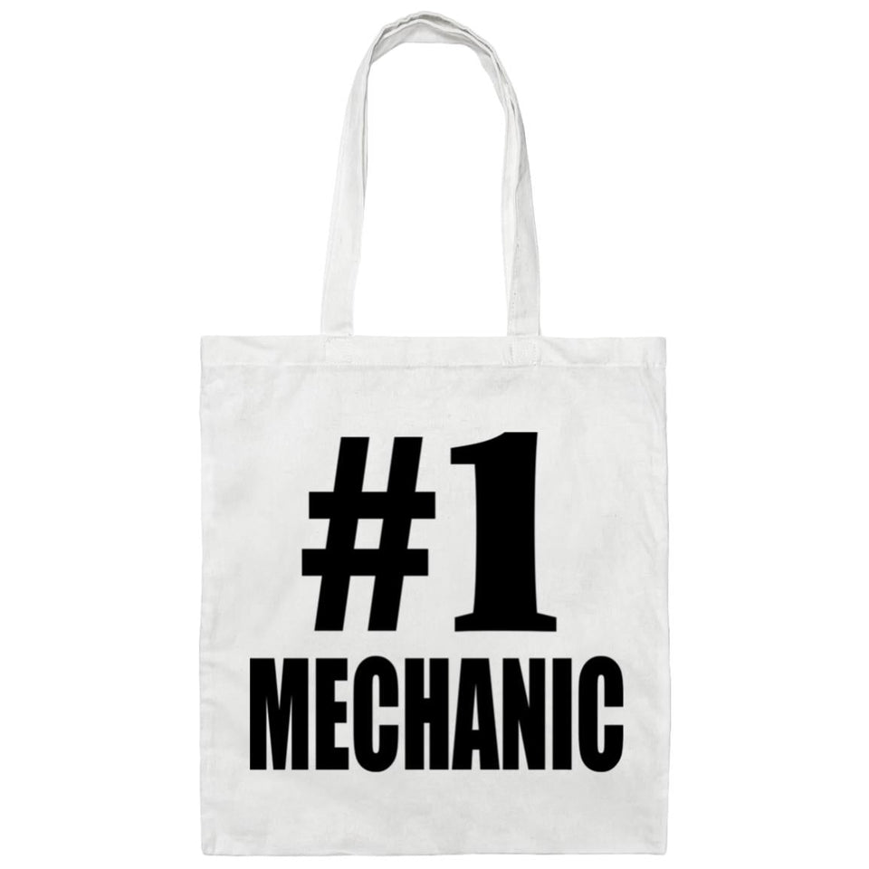Number One #1 Mechanic - Tote Bag White
