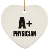 A+ Physician - Heart Ornament