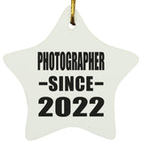 Photographer Since 2022 - Star Ornament