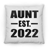 Aunt Established EST. 2022 - Throw Pillow