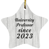 University Professor Since 2023 - Star Ornament F