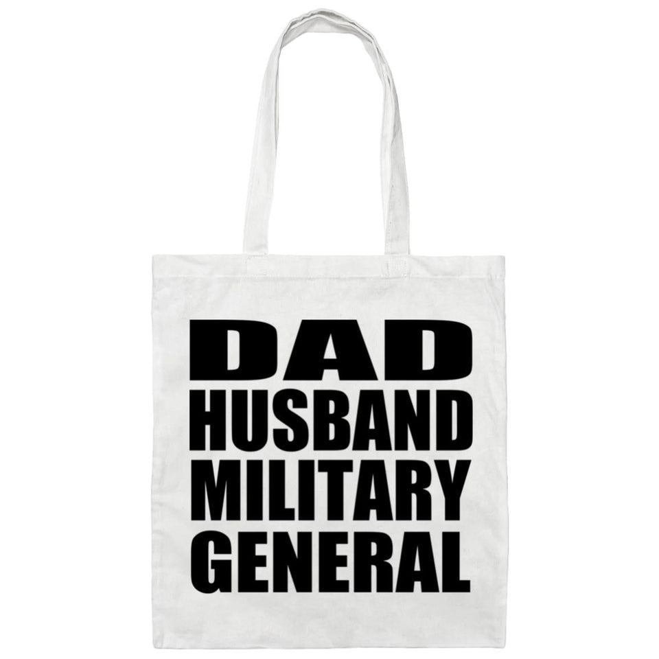 Dad Husband Military General - Tote Bag White