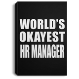 World's Okayest HR Manager - Canvas Portrait