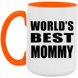 World's Best Mommy - 15oz Accent Mug Orange