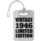 78th Birthday Vintage 1946 Limited Edition - Luggage Bag Tag