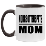 Norrbottenspets Mom - 11oz Accent Mug Black