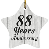 88th Anniversary 88 Years Anniversary - Star Ornament F