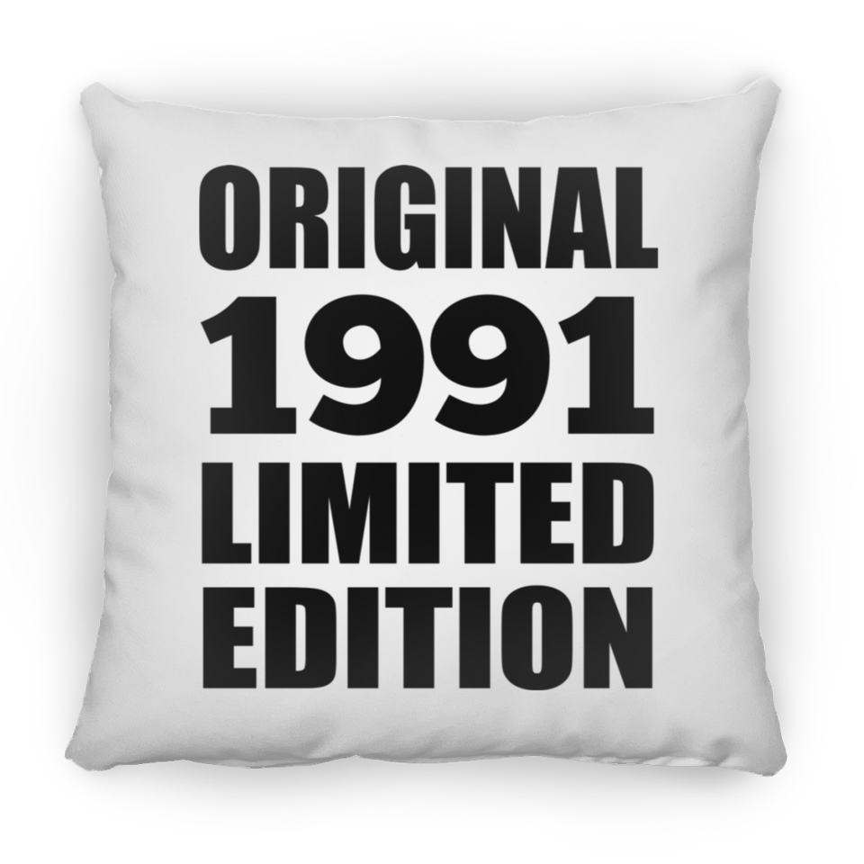 33rd Birthday Original 1991 Limited Edition - Throw Pillow