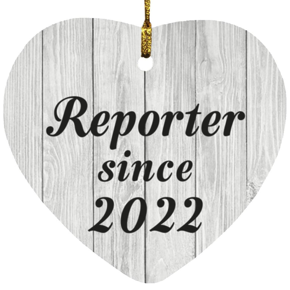 Reporter Since 2022 - Heart Ornament F