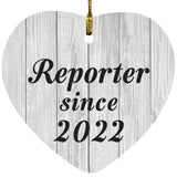 Reporter Since 2022 - Heart Ornament F