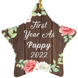 First Year As Pappy 2022 - Star Ornament A